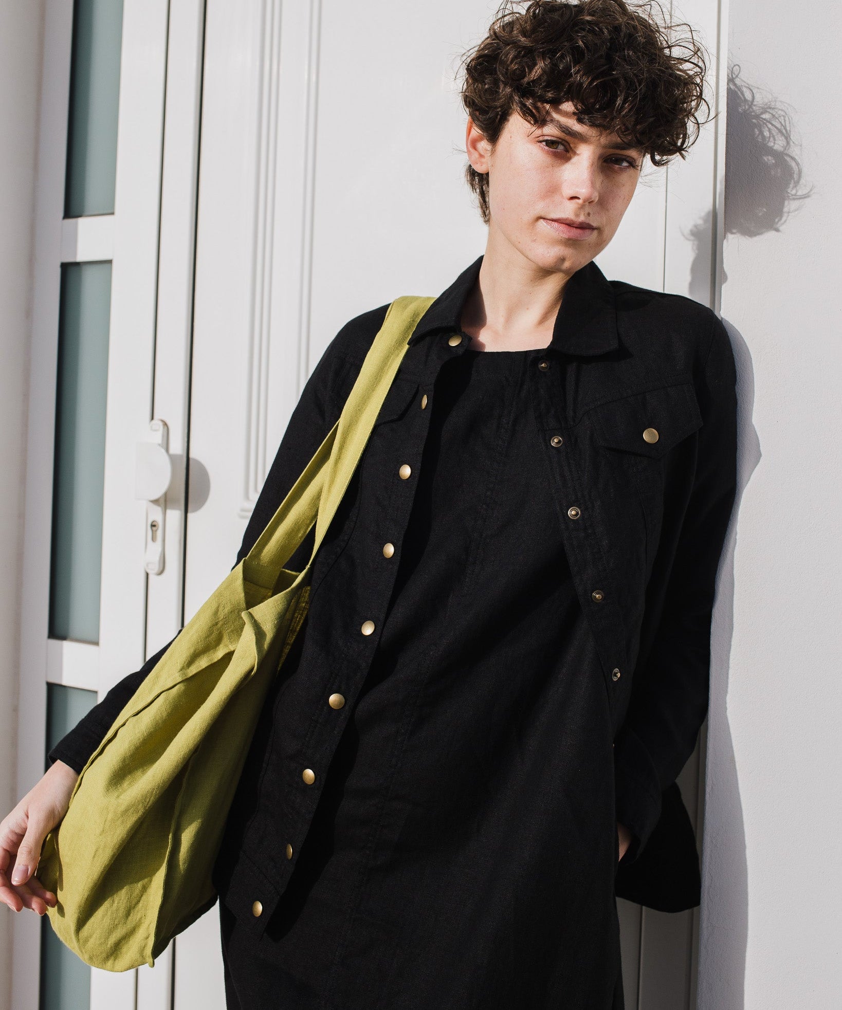 CALICO-2 linen jacket - notperfectlinen