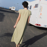CHORA maxi button-down linen dress - notperfectlinen
