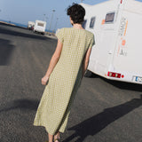 CHORA maxi button-down linen dress - notperfectlinen