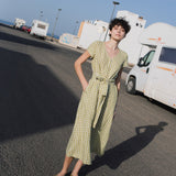 CHORA maxi button-down linen dress - notperfectlinen