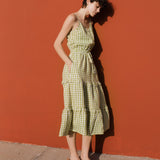 JULIETTE tiered slip linen dress - notperfectlinen