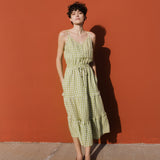 JULIETTE tiered slip linen dress - notperfectlinen