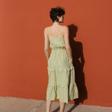 JULIETTE tiered slip linen dress - notperfectlinen