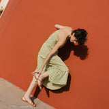 JULIETTE tiered slip linen dress - notperfectlinen