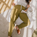 DOOLIN high-waisted linen pants - notperfectlinen