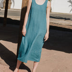SARDINIA long linen dress - notPERFECTLINEN