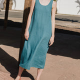 SARDINIA long linen dress - notPERFECTLINEN