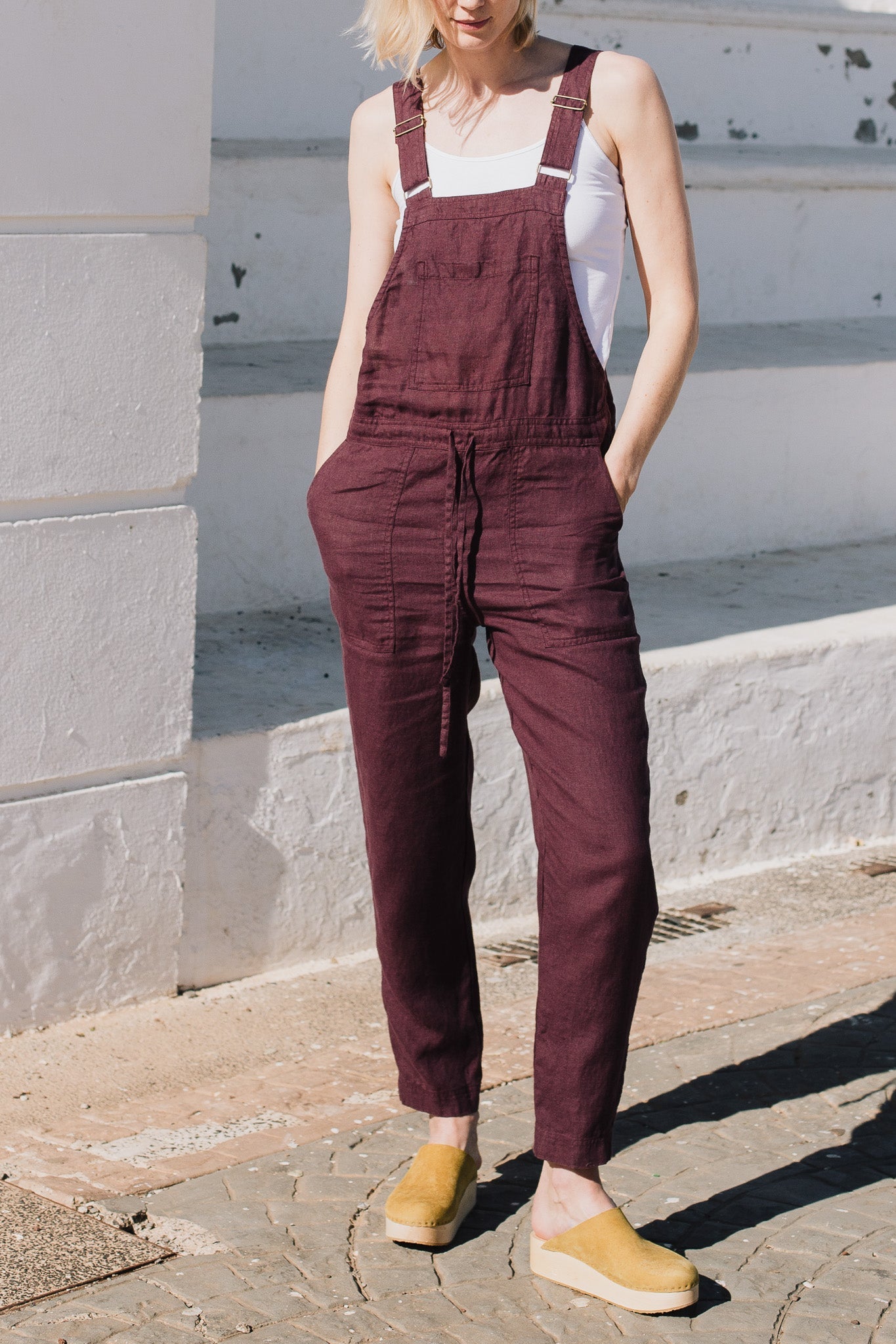 EVEREST linen jumpsuit - notperfectlinen