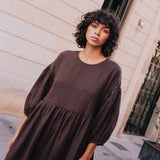 MONTMARTE oversized linen dress dress