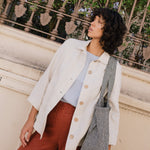 HELSINKI button down linen jacket - notperfectlinen