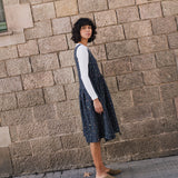 VOLUME oversized linen jumper dress