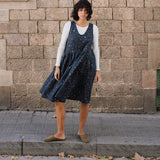 VOLUME oversized linen jumper dress