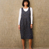 AUSTIN linen jumper dress