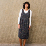 AUSTIN linen jumper dress