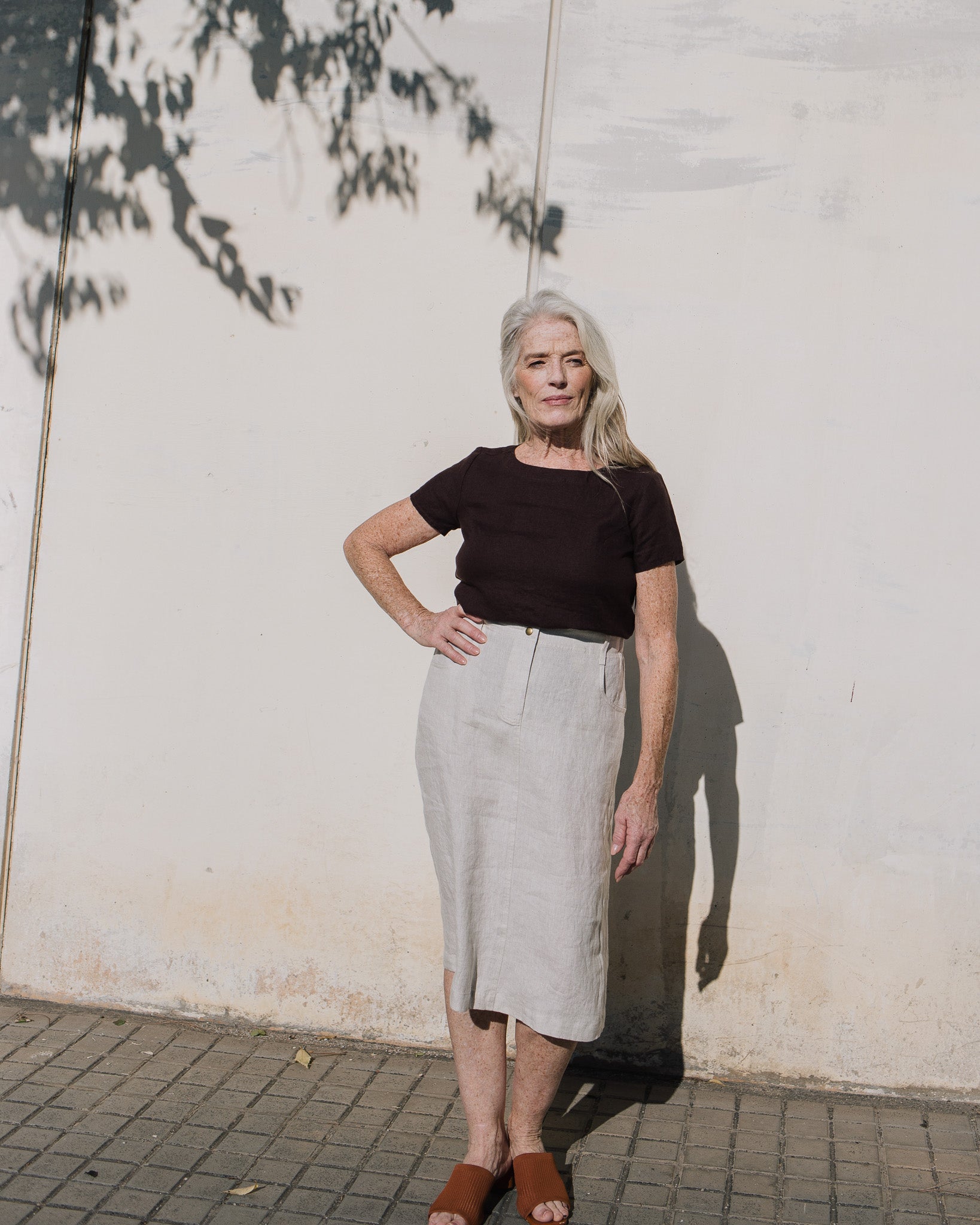 MATERA linen skirt - notperfectlinen