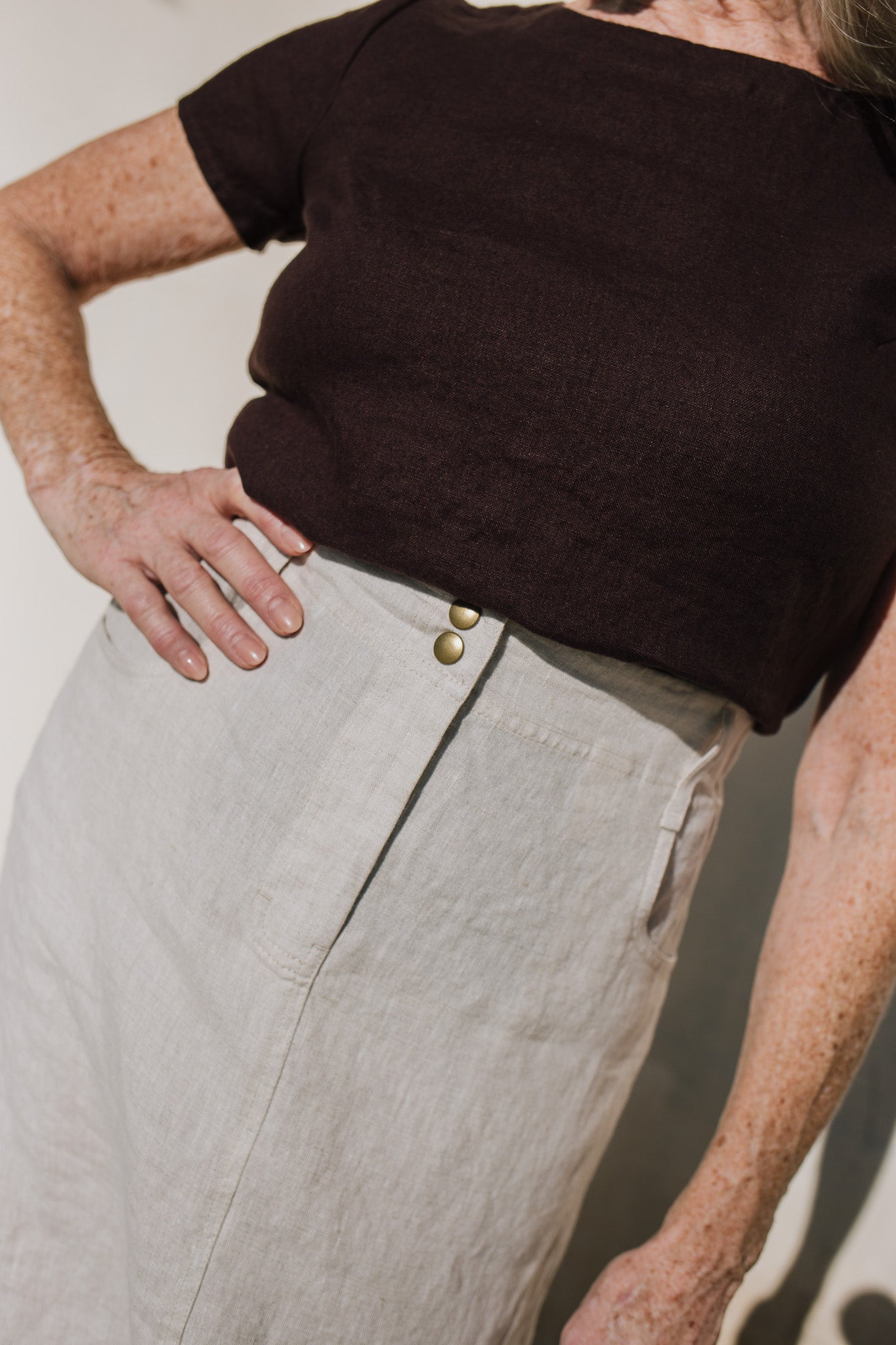 MATERA linen skirt - notperfectlinen