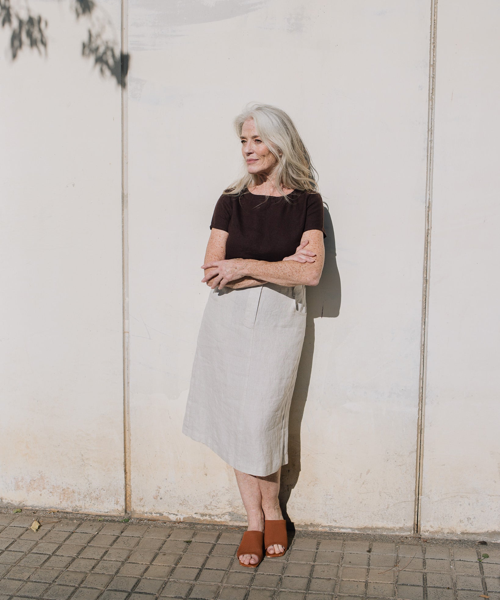 MATERA linen skirt - notperfectlinen