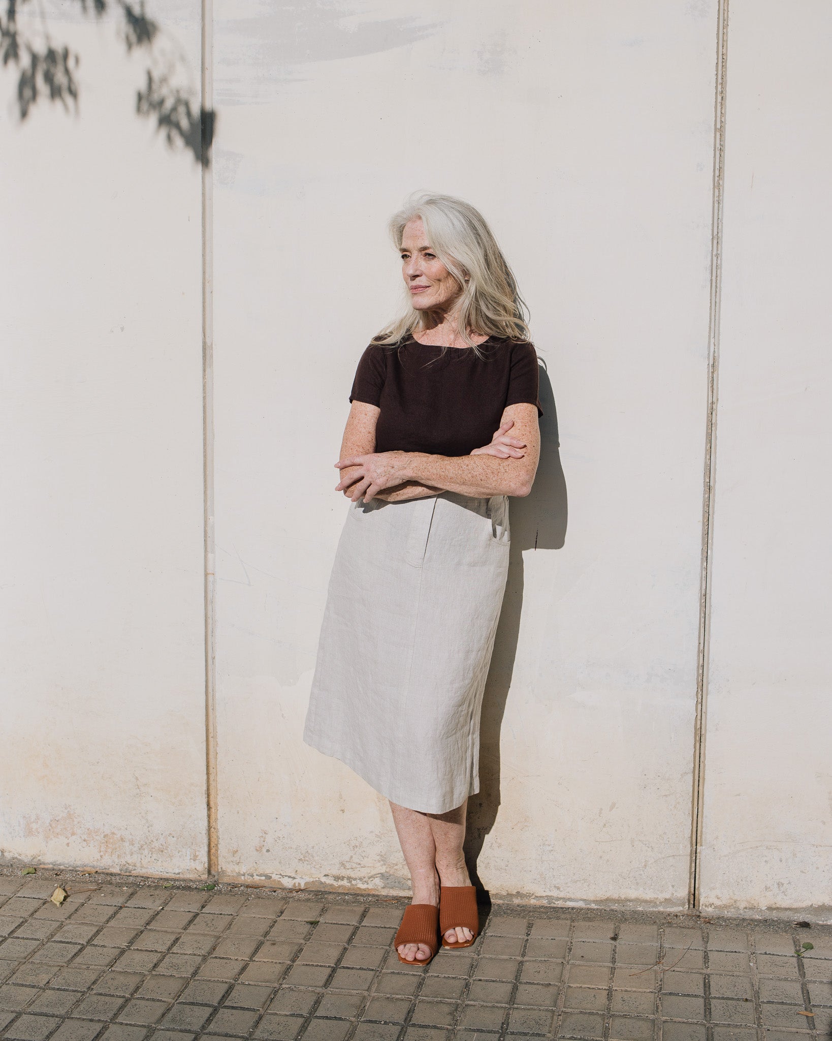 MATERA linen skirt - notperfectlinen