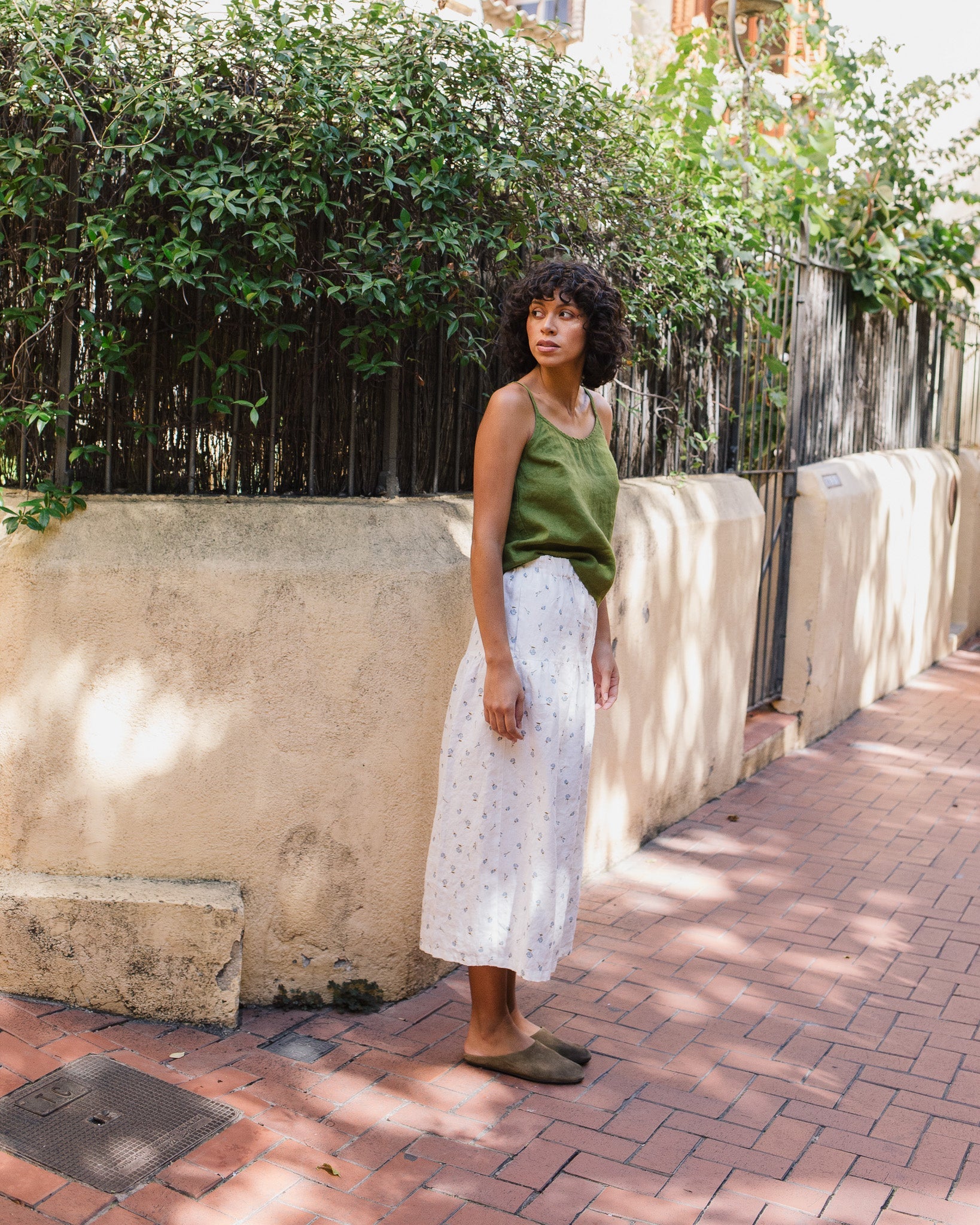 RIMINI cami linen top - notPERFECTLINEN