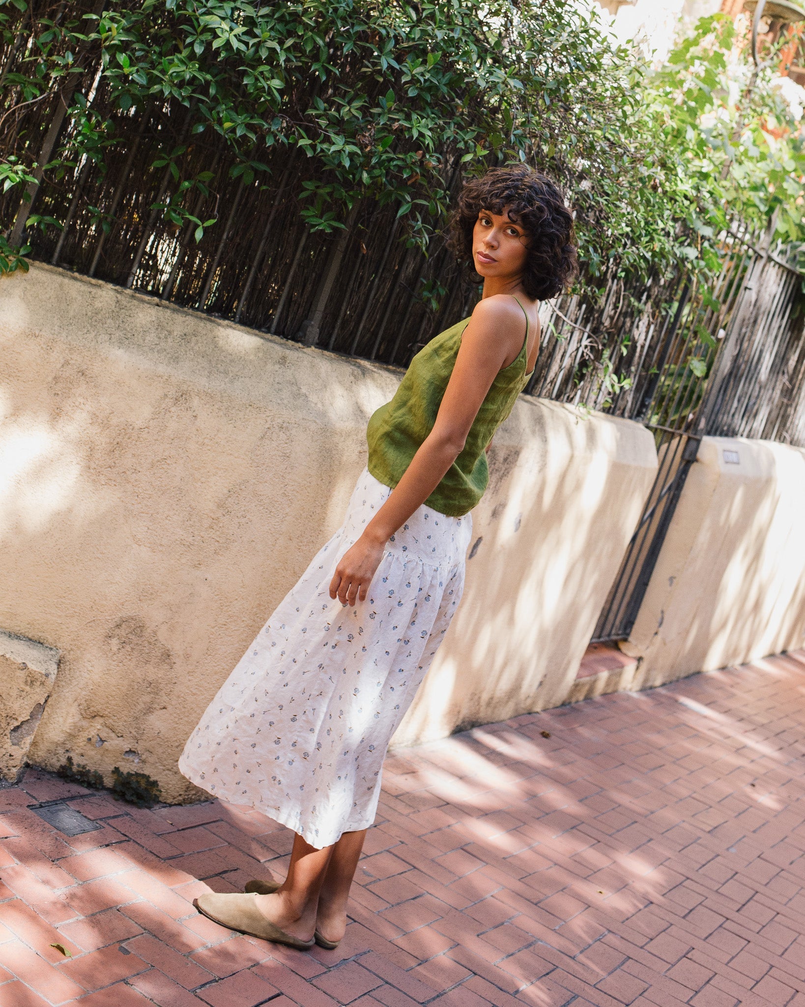 RIMINI cami linen top - notPERFECTLINEN