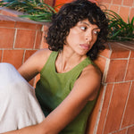 BAY-2 linen top - notperfectlinen