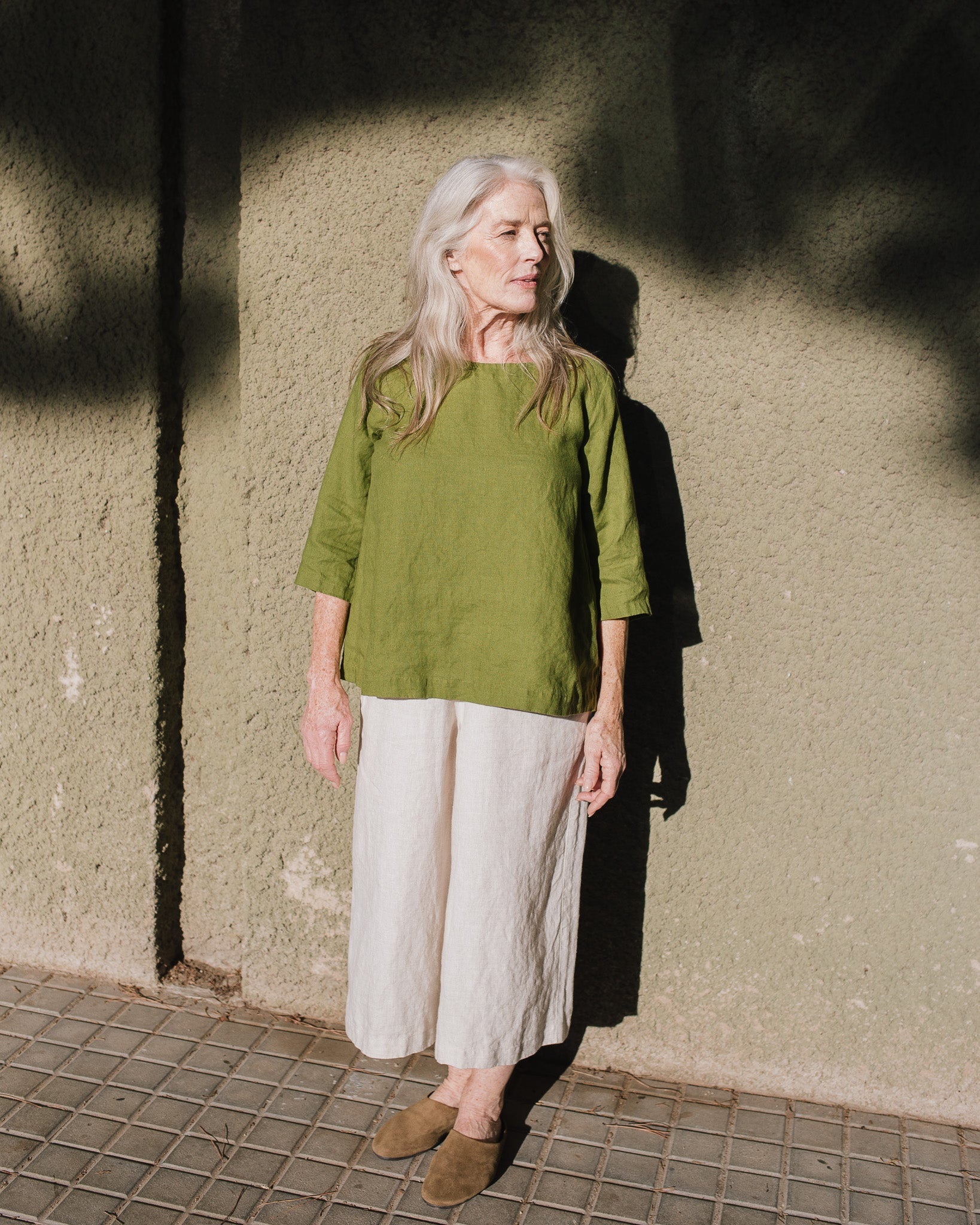 JANUARY loose linen top - notperfectlinen