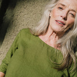 JANUARY loose linen top - notperfectlinen