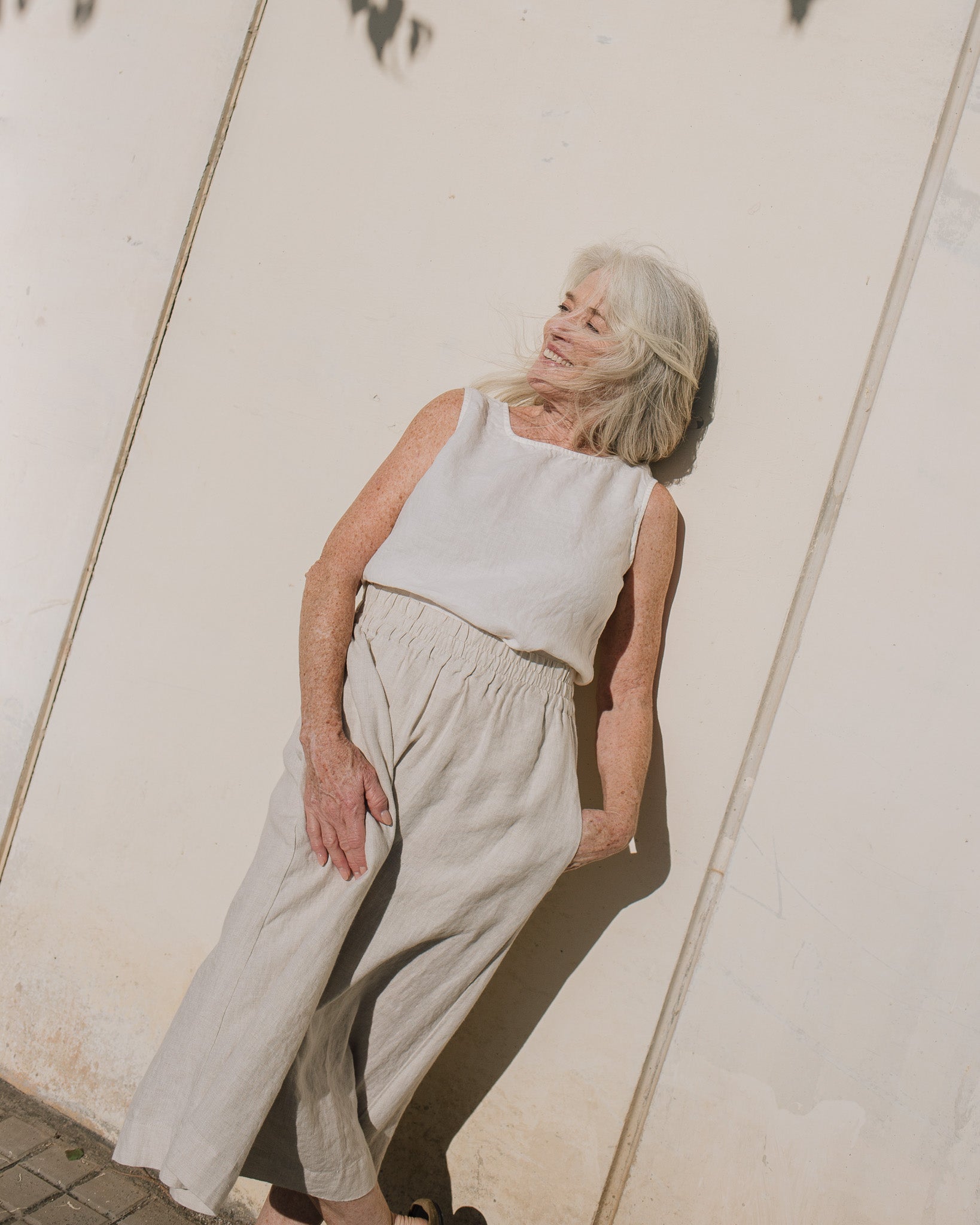 VIENNA linen tank top - notPERFECTLINEN