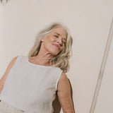VIENNA linen tank top - notPERFECTLINEN