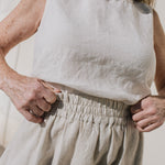 VIENNA linen tank top - notPERFECTLINEN