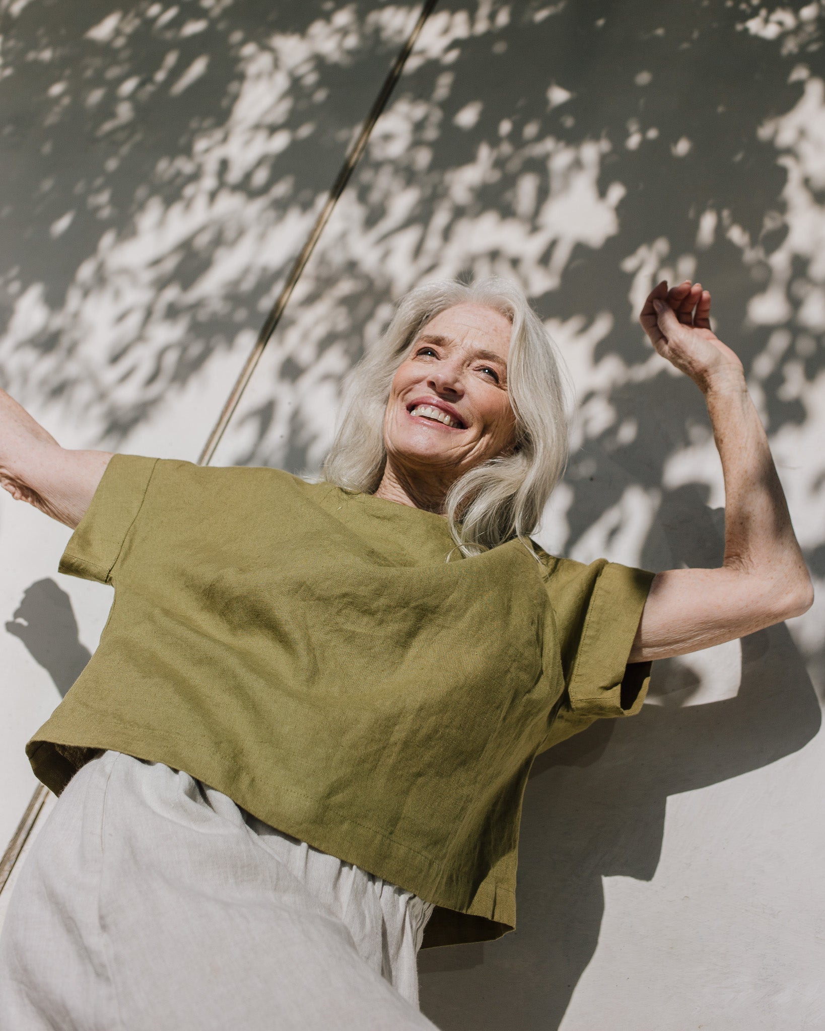 GORDES boxy linen top - notperfectlinen