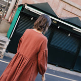 MONTMARTE oversized linen dress