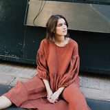 MONTMARTE oversized linen dress