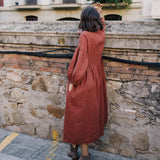 MONTMARTE oversized linen dress