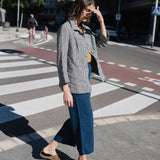 R: PUGLIA linen pants (Size: XS; Color: Charcoal Blue)