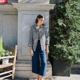 R: PUGLIA linen pants (Size: XS; Color: Charcoal Blue)