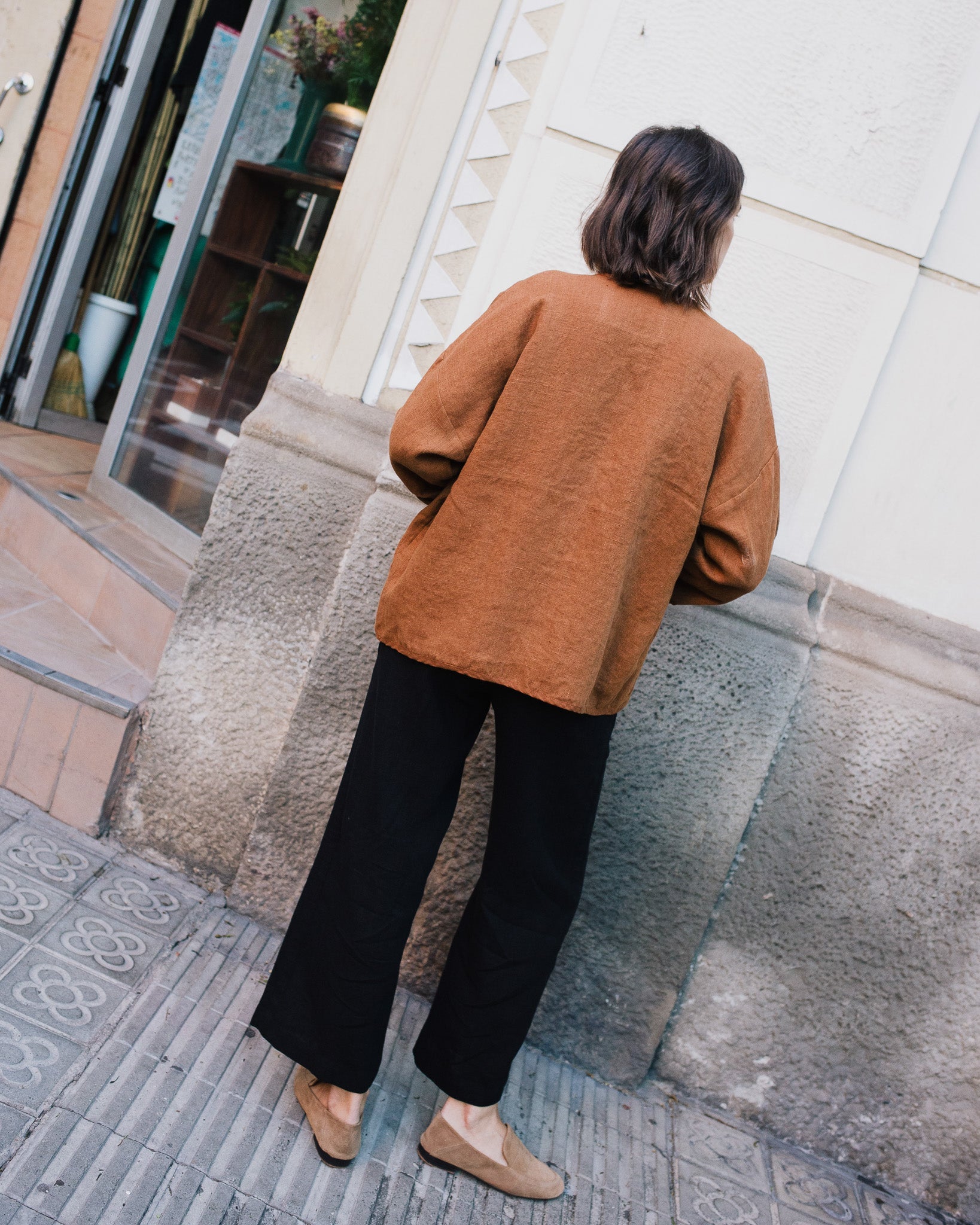 COPENHAGEN throw-on linen jacket - notperfectlinen