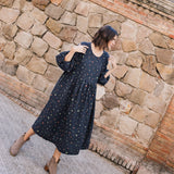 MONTMARTE oversized linen dress