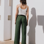 SARAH fit and flare pants - notPERFECTLINEN
