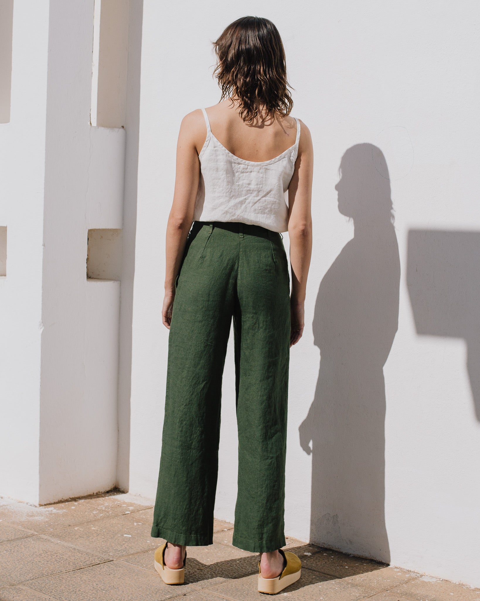 SARAH fit and flare pants - notPERFECTLINEN