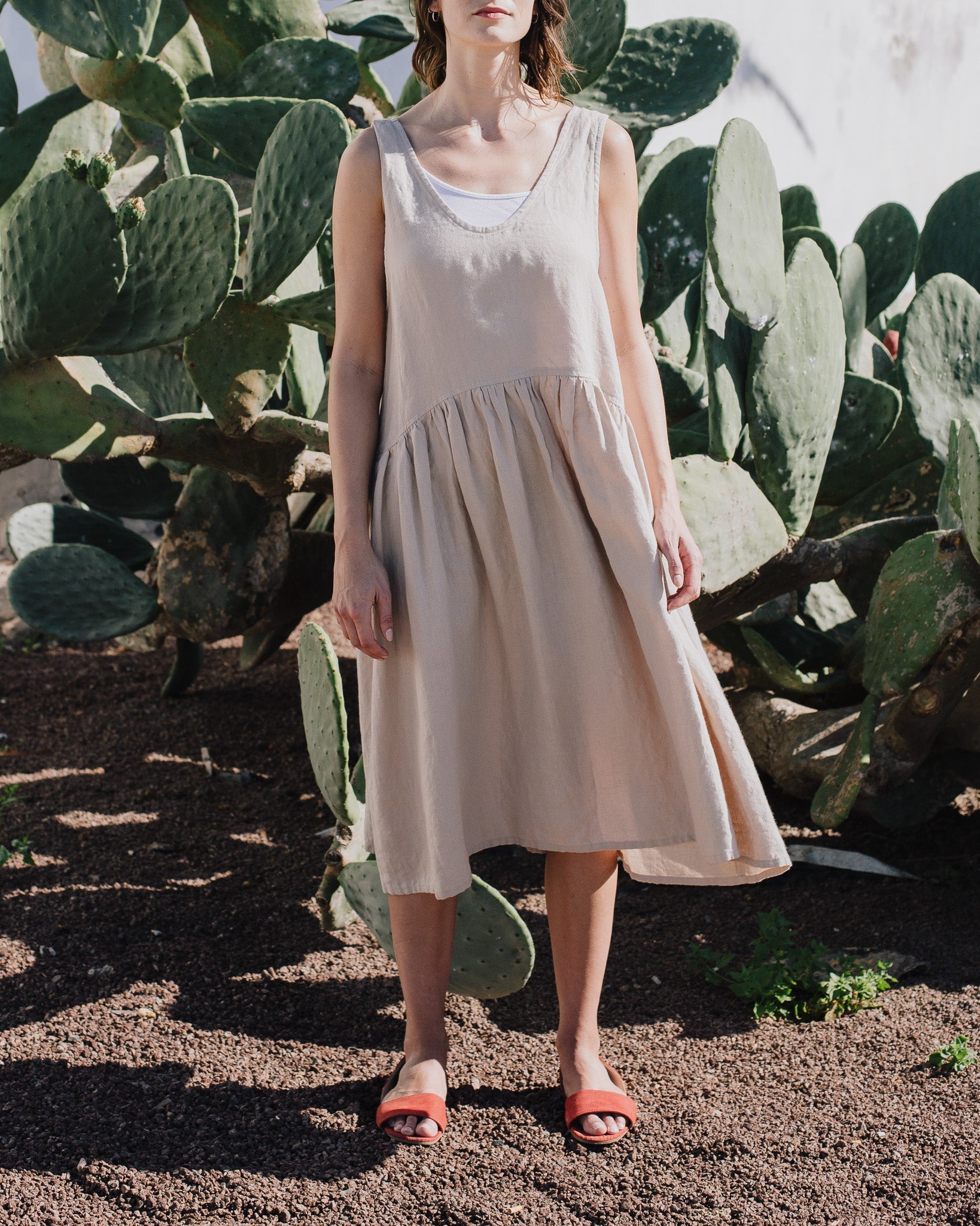 VOLUME oversized linen dress - notPERFECTLINEN