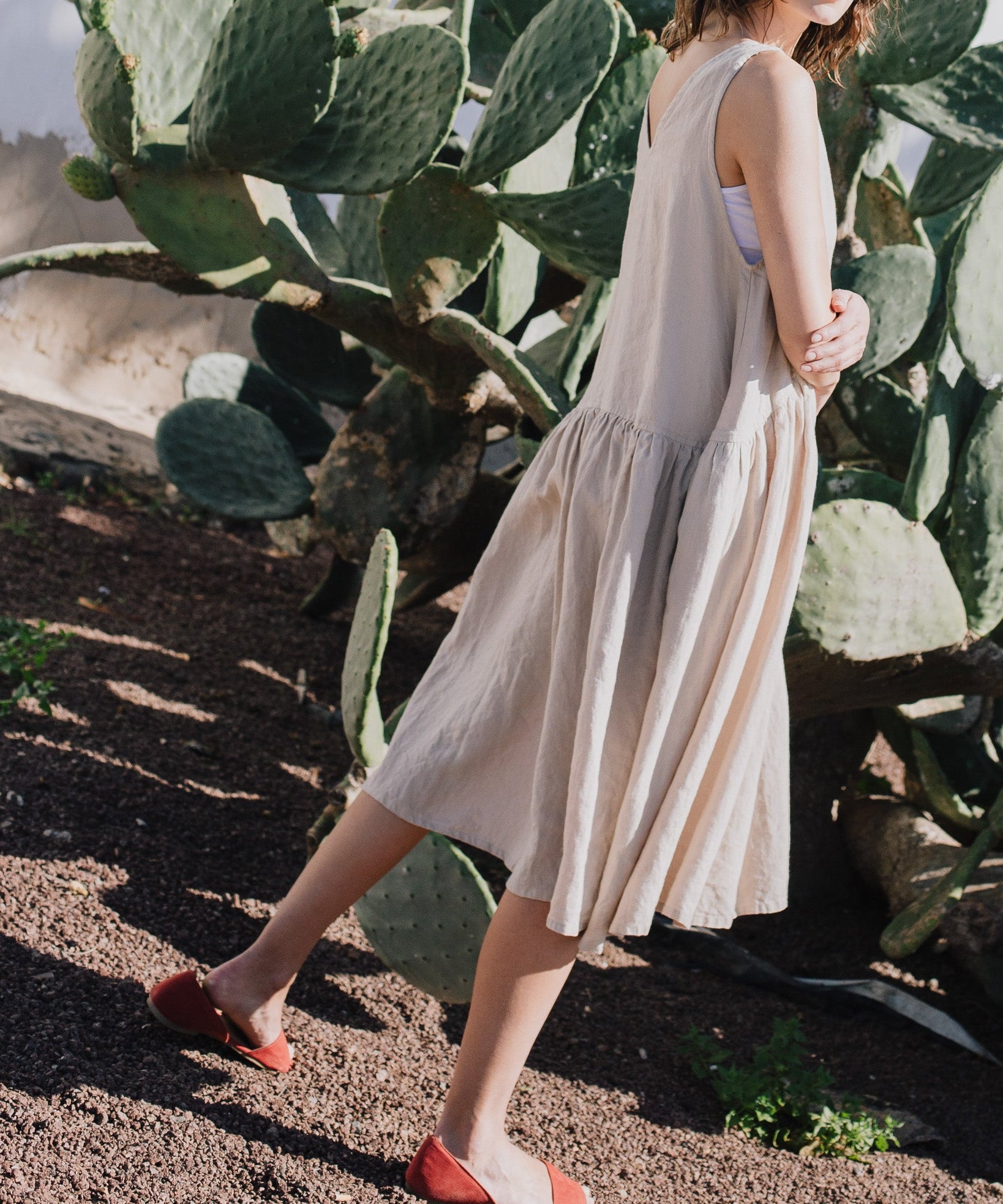 VOLUME oversized linen dress - notPERFECTLINEN