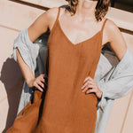 LANGLEY slip linen dress - notperfectlinen