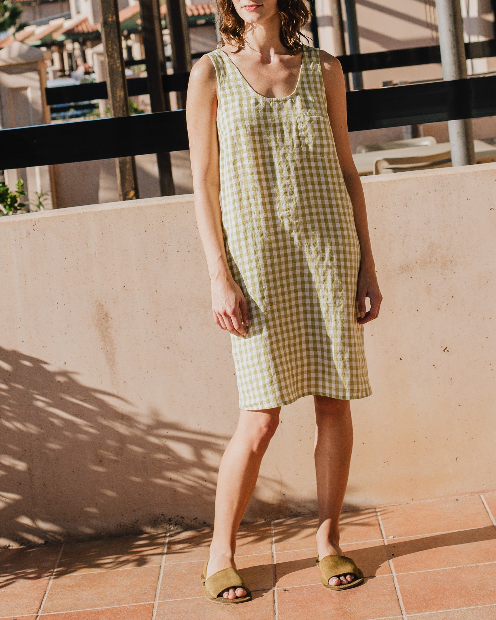 SICILY basic linen dress - notPERFECTLINEN