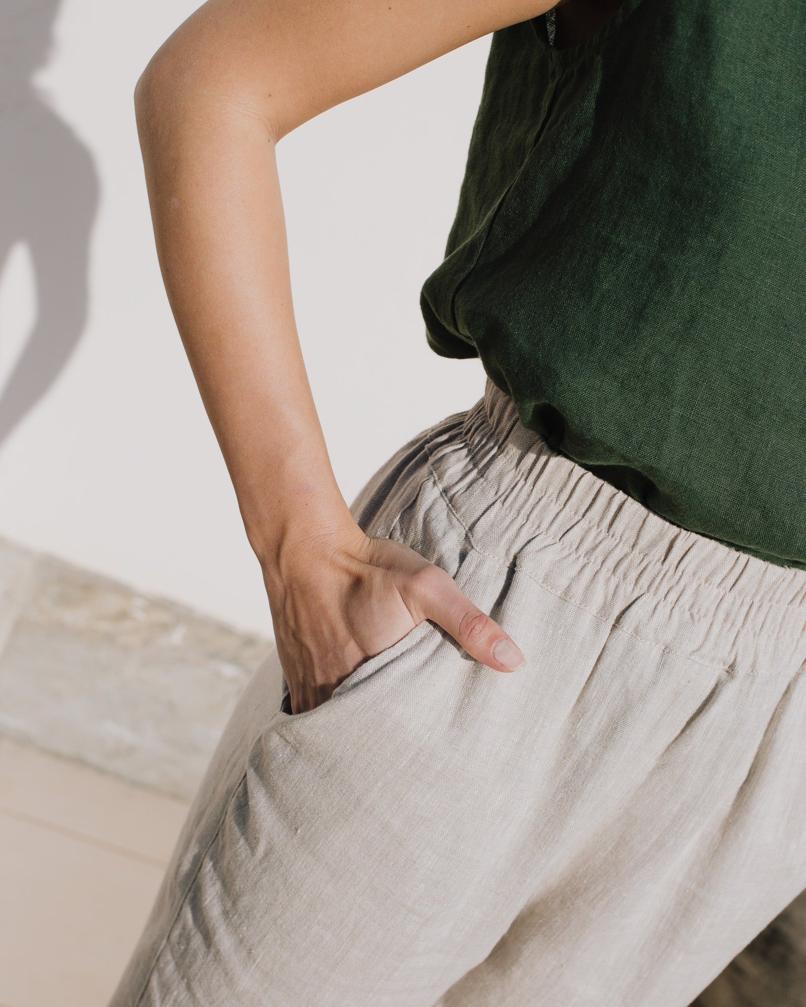 ATHENS-2 linen pants - notperfectlinen