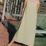 LANGLEY-2 maxi slip linen dress