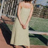 LANGLEY-2 maxi slip linen dress