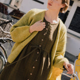 ASTORIA drawstring linen dress