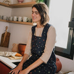 Full Cross Back Pinafore Linen Apron - notPERFECTLINEN