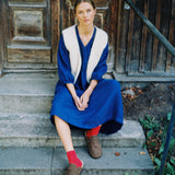 BIEL wrap-front linen dress